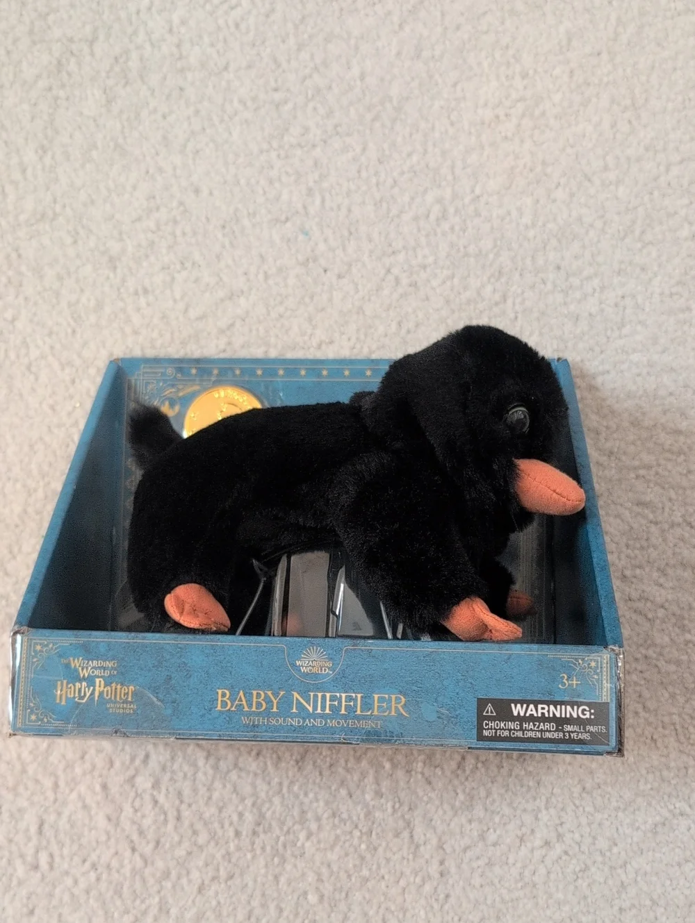 New In Box - Universal Studios - Harry Potter Baby Niffler Shoulder Plush